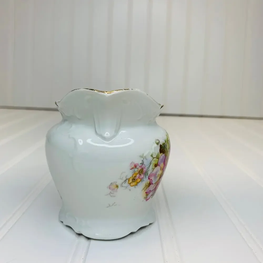 Vintage cabbage creamer floral